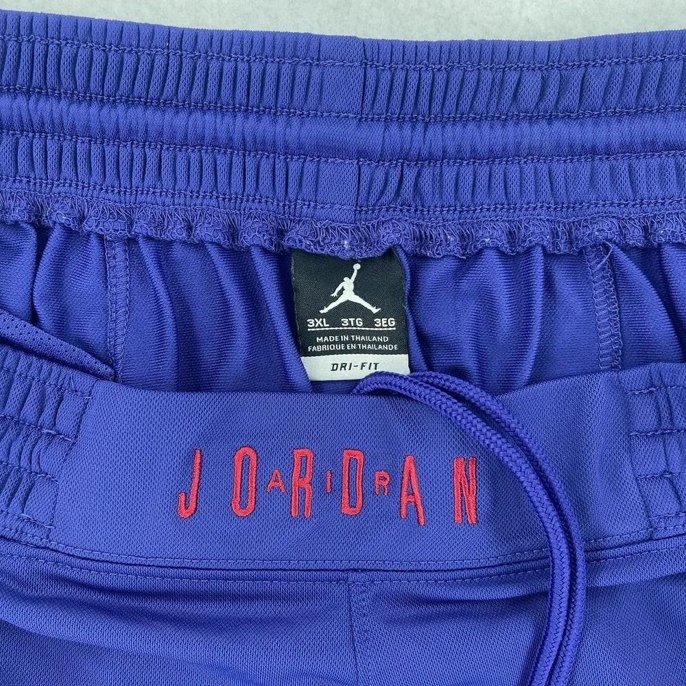 Air Jordan Cat Scratch Shorts Mens 3XL Purple Basketball Retro Y2K Baggy Active